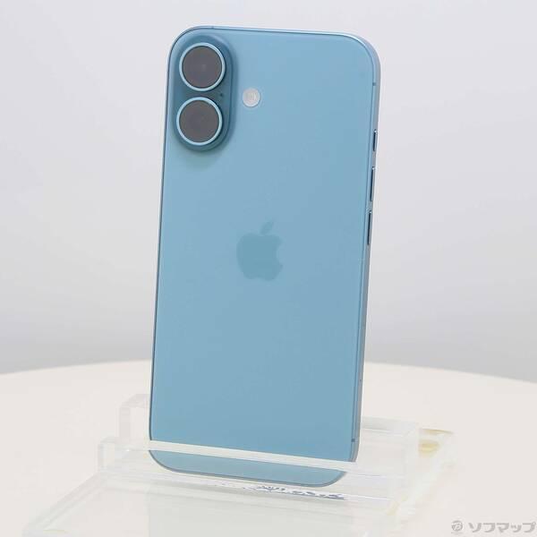 〔中古〕Apple(アップル) iPhone16 128GB ティール MYDV3J／A SIMフリー〔348-ud〕 | 