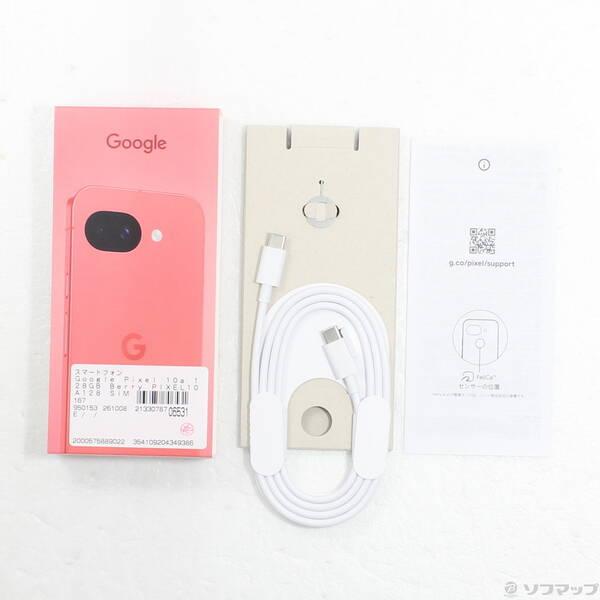 〔中古〕GOOGLE(グーグル) Google Pixel 10a 128GB Berry PIXEL10A128 SIMフリー〔349-ud〕 |  | 04