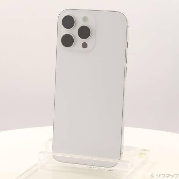 〔中古〕Apple(アップル) iPhone16 Pro Max 256GB ホワイトチタニウム MYWH3J／A SIMフリー〔348-ud〕 | 