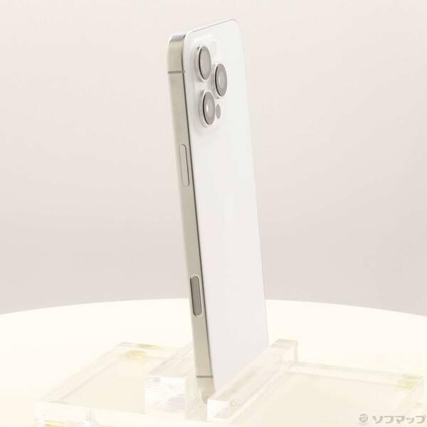 〔中古〕Apple(アップル) iPhone16 Pro Max 256GB ホワイトチタニウム MYWH3J／A SIMフリー〔348-ud〕 |  | 03