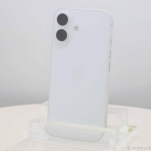 〔中古〕Apple(アップル) iPhone16 128GB ホワイト MYDR3J／A SIMフリー〔371-ud〕 | 