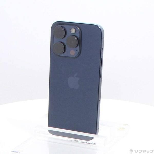 〔中古〕Apple(アップル) iPhone15 Pro 128GB ブルーチタニウム MTUA3J／A SIMフリー〔305-ud〕 | 