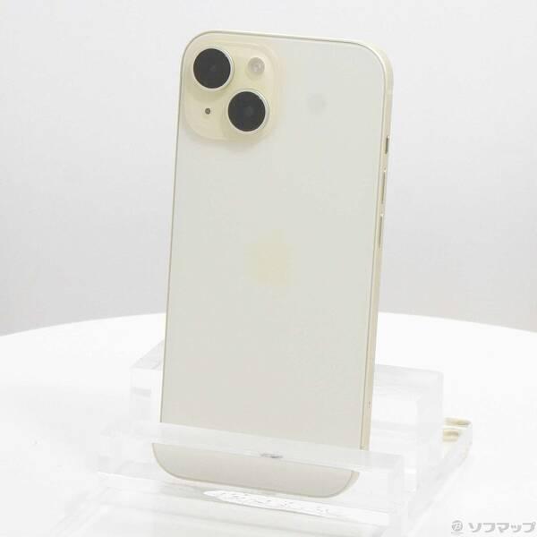 〔中古〕Apple(アップル) iPhone15 128GB イエロー MTMK3J／A SIMフリー〔305-ud〕 | 