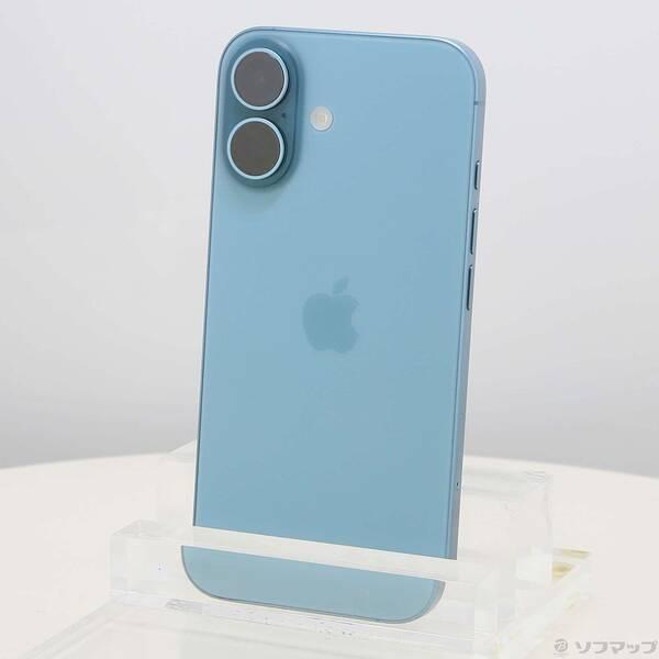 〔中古〕Apple(アップル) iPhone16 256GB ティール MYE13J／A SIMフリー〔377-ud〕 | 