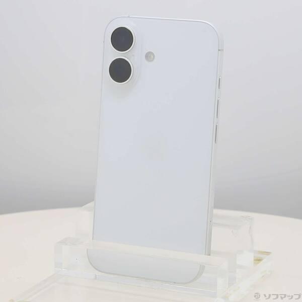 〔中古〕Apple(アップル) iPhone16 512GB ホワイト MYE33J／A SIMフリー〔295-ud〕 | 