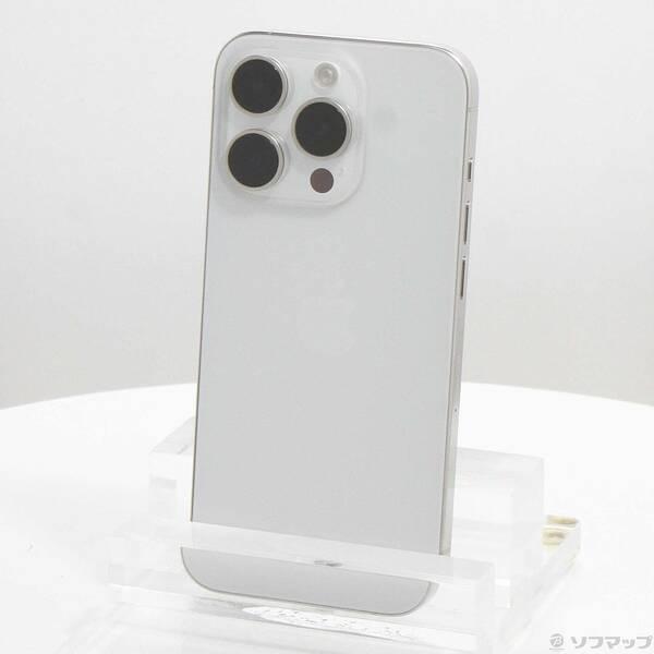〔中古〕Apple(アップル) iPhone15 Pro 128GB ホワイトチタニウム MTU83J／A SIMフリー〔258-ud〕 | 