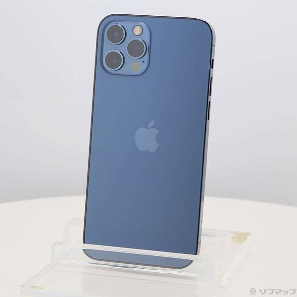 〔中古〕Apple(アップル) iPhone12 Pro 256GB パシフィックブルー MGMD3J／A SIMフリー〔371-ud〕 | 