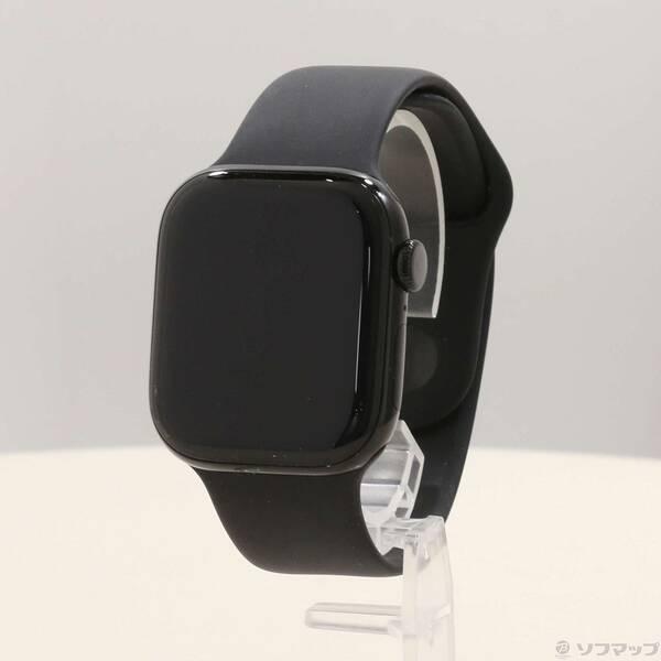 〔中古〕Apple(アップル) Apple Watch Series 10 GPS 42mm ジェットブラックアルミニウムケース ブラックスポーツバンド〔377-ud〕 | 