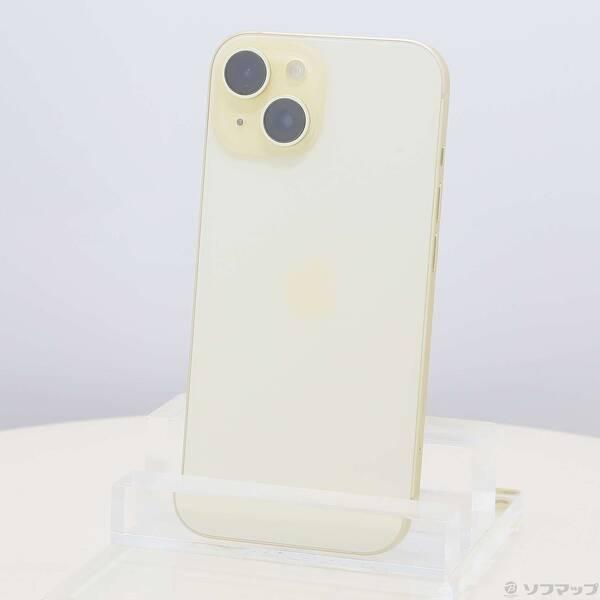 〔中古〕Apple(アップル) iPhone15 128GB イエロー MTMK3J／A SIMフリー〔269-ud〕 | 