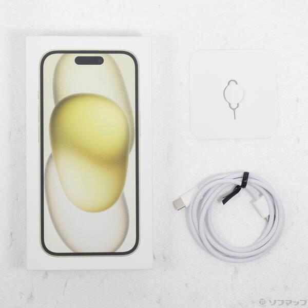 〔中古〕Apple(アップル) iPhone15 128GB イエロー MTMK3J／A SIMフリー〔269-ud〕 |  | 04