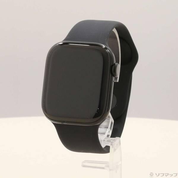 〔中古〕Apple(アップル) Apple Watch Series 11 GPS 42mm ジェットブラックアルミニウムケース ブラックスポーツバンド〔377-ud〕 | 