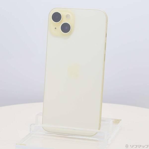 〔中古〕Apple(アップル) iPhone15 Plus 128GB イエロー MU0A3J／A SIMフリー〔377-ud〕 | 