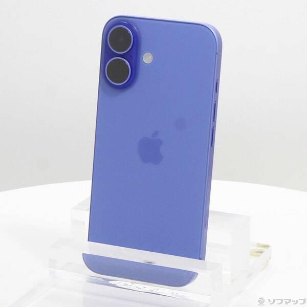〔中古〕Apple(アップル) iPhone16 128GB ウルトラマリン MYDU3J／A SIMフリー〔295-ud〕 | 
