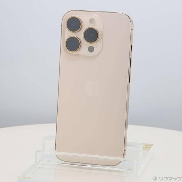 〔中古〕Apple(アップル) iPhone16 Pro 256GB デザートチタニウム MYN23J／A SIMフリー〔258-ud〕 | 