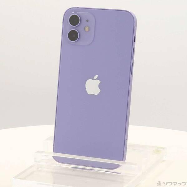 〔中古〕Apple(アップル) iPhone12 128GB パープル MJNJ3J／A SIMフリー〔348-ud〕 | 