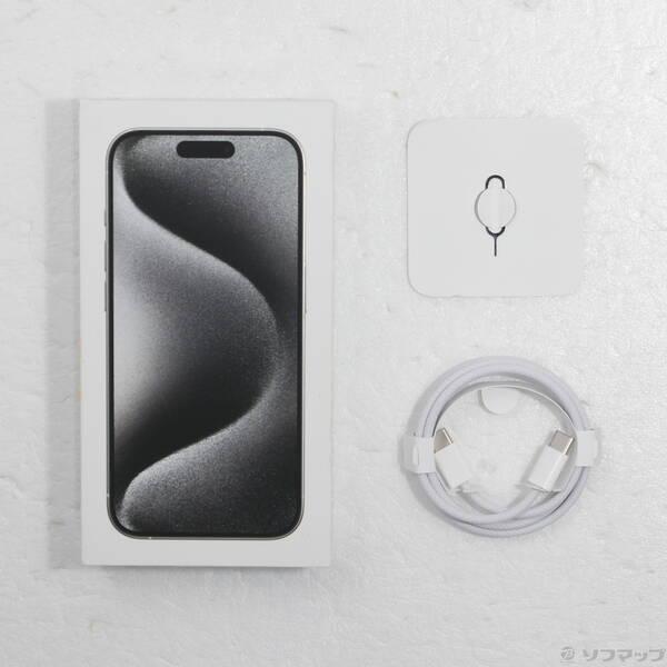 〔中古〕Apple(アップル) iPhone15 Pro 256GB ホワイトチタニウム MTUD3J／A SIMフリー〔276-ud〕 |  | 04