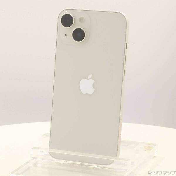 〔中古〕Apple(アップル) iPhone14 128GB スターライト MPUQ3J／A SIMフリー〔198-ud〕 | 