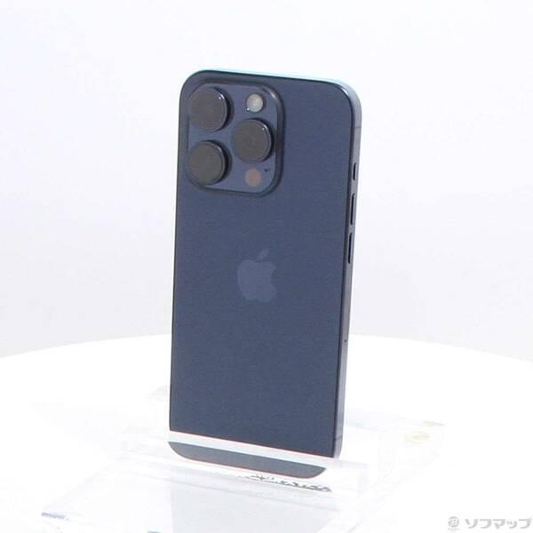 〔中古〕Apple(アップル) iPhone15 Pro 256GB ブルーチタニウム MTUG3J／A SIMフリー〔305-ud〕 | 