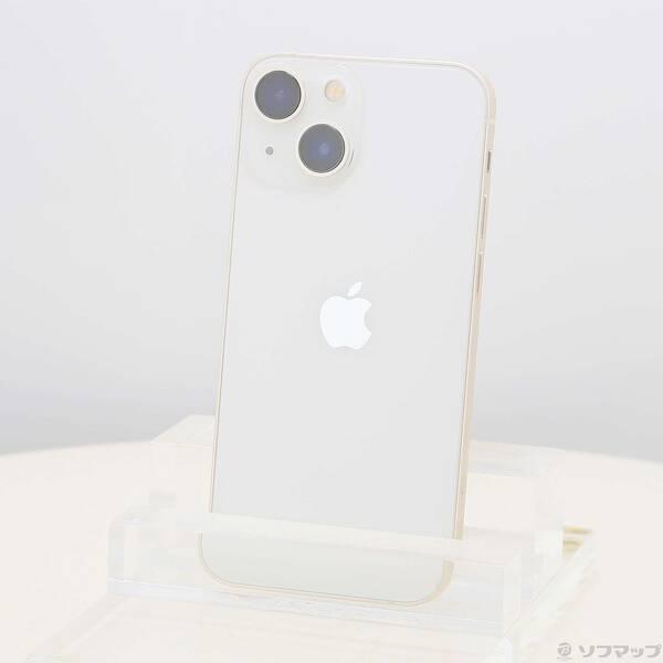 〔中古〕Apple(アップル) iPhone13 mini 128GB スターライト NLJE3J／A SIMフリー〔305-ud〕 | 