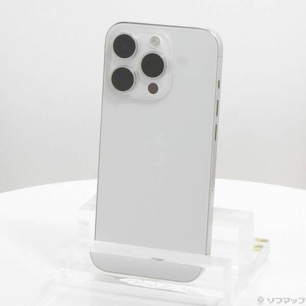 〔中古〕Apple(アップル) iPhone15 Pro 128GB ホワイトチタニウム MTU83J／A SIMフリー〔297-ud〕 | 