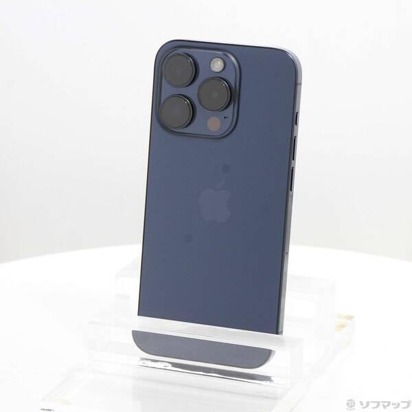 〔中古〕Apple(アップル) iPhone15 Pro 256GB ブルーチタニウム MTUG3J／A SIMフリー〔368-ud〕 | 