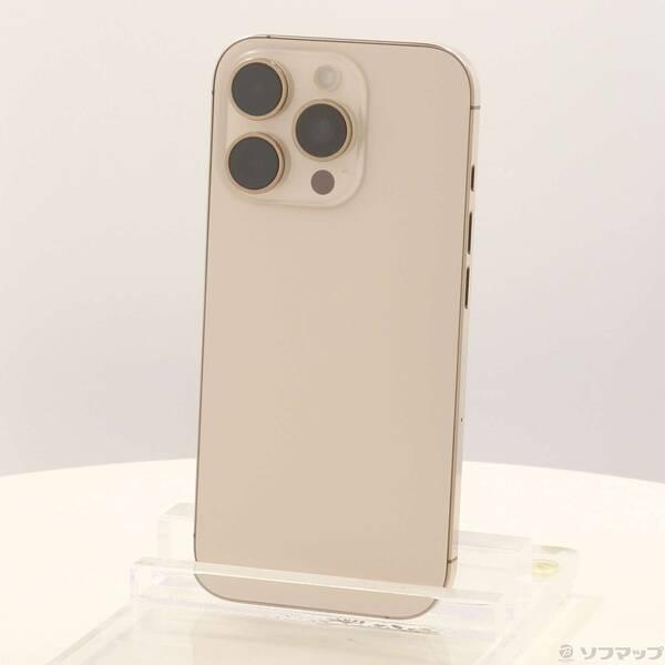 〔中古〕Apple(アップル) iPhone16 Pro 128GB デザートチタニウム MYMX3J／A SIMフリー〔305-ud〕 | 