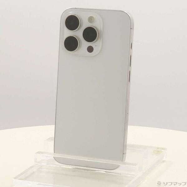 〔中古〕Apple(アップル) iPhone15 Pro 512GB ホワイトチタニウム MTUJ3J／A SIMフリー〔305-ud〕 | 