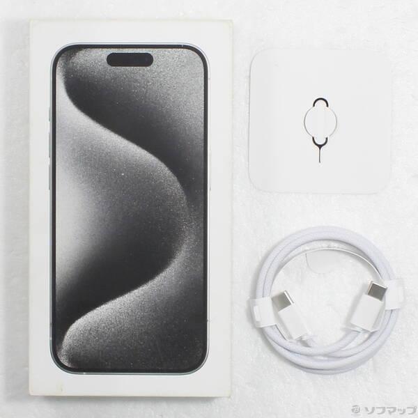〔中古〕Apple(アップル) iPhone15 Pro 512GB ホワイトチタニウム MTUJ3J／A SIMフリー〔305-ud〕 |  | 04