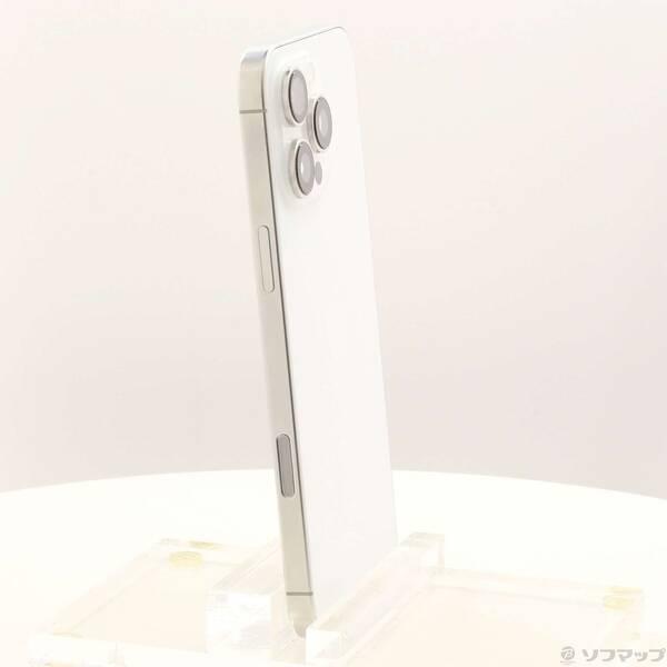 〔中古〕Apple(アップル) iPhone16 Pro Max 256GB ホワイトチタニウム MYWH3J／A SIMフリー〔269-ud〕 |  | 03