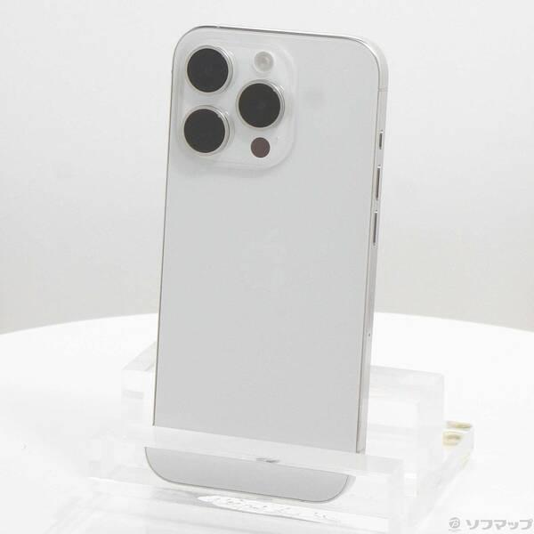 〔中古〕Apple(アップル) iPhone15 Pro 128GB ホワイトチタニウム MTU83J／A SIMフリー〔258-ud〕 | 