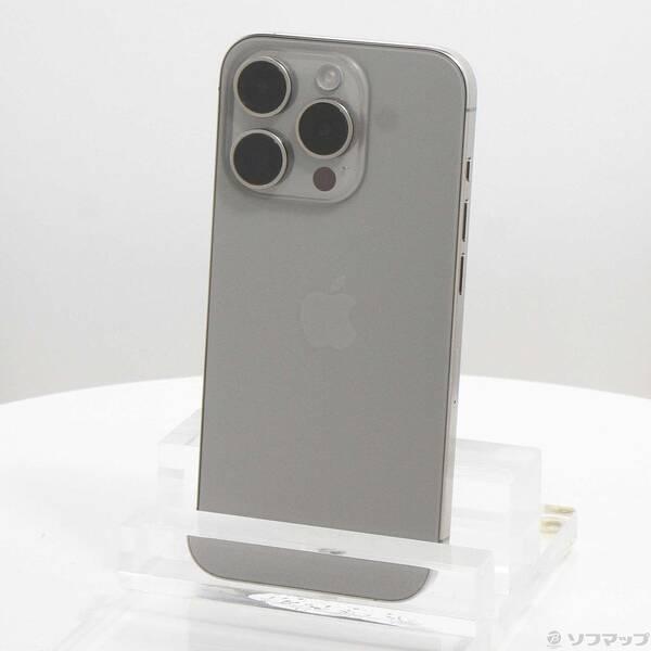 〔中古〕Apple(アップル) iPhone15 Pro 128GB ナチュラルチタニウム MTU93J／A SIMフリー〔198-ud〕 | 
