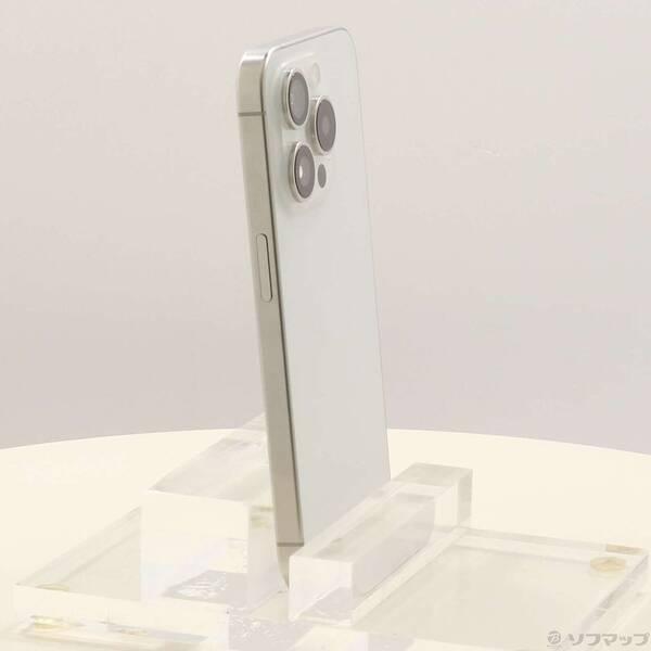 〔中古〕Apple(アップル) iPhone15 Pro 256GB ホワイトチタニウム MTUD3J／A SIMフリー〔371-ud〕 |  | 03