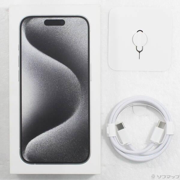〔中古〕Apple(アップル) iPhone15 Pro 256GB ホワイトチタニウム MTUD3J／A SIMフリー〔371-ud〕 |  | 04