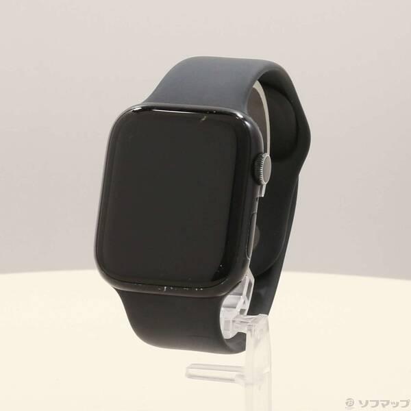 〔中古〕Apple(アップル) Apple Watch Series 9 GPS 45mm ミッドナイトアルミニウムケース ミッドナイトスポーツバンド〔276-ud〕 | 