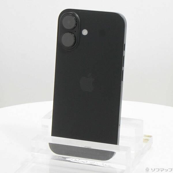 〔中古〕Apple(アップル) iPhone16 128GB ブラック MYDQ3J／A SIMフリー〔305-ud〕 | 
