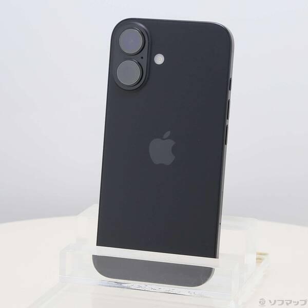 〔中古〕Apple(アップル) iPhone16 256GB ブラック MYDW3J／A SIMフリー〔276-ud〕 | 