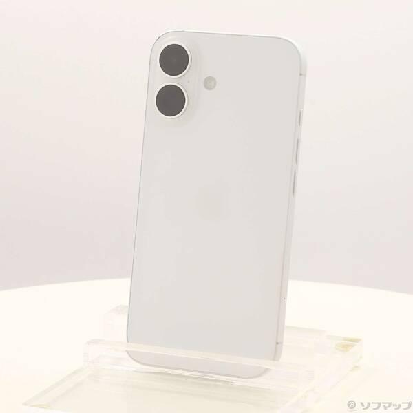 〔中古〕Apple(アップル) iPhone16 256GB ホワイト MYDX3J／A SIMフリー〔198-ud〕 | 