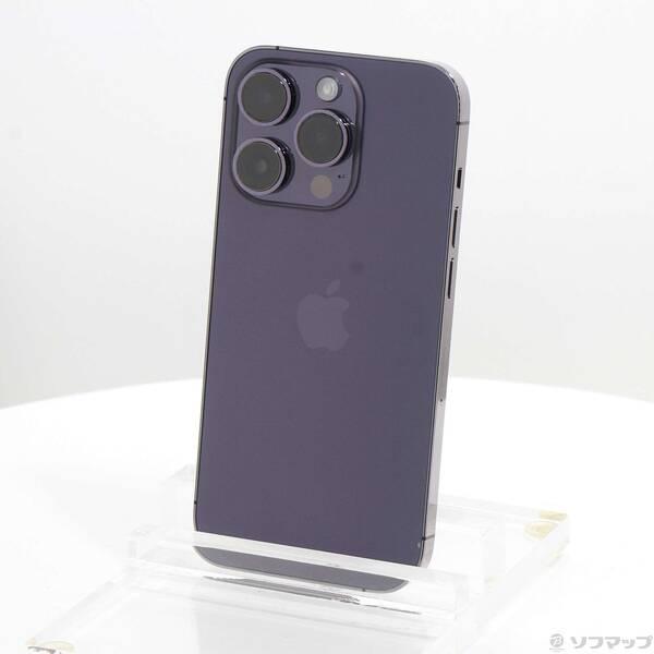 〔中古〕Apple(アップル) iPhone14 Pro 512GB ディープパープル MQ283J／A SIMフリー〔368-ud〕 | 
