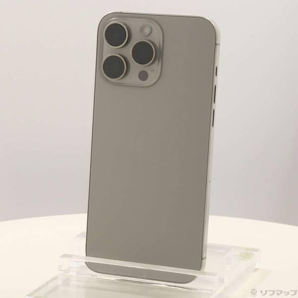 〔中古〕Apple(アップル) iPhone15 Pro Max 256GB ナチュラルチタニウム MU6R3J／A SIMフリー〔262-ud〕 | 