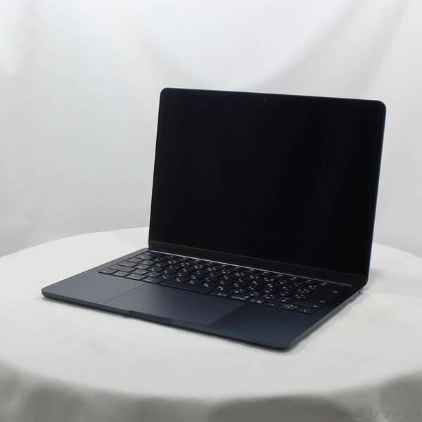 〔中古〕Apple(アップル) MacBook Air 13.6-inch Early-2025 MW133J／A Apple M4 10コアCPU_10コアGPU 16GB SSD512GB ミッドナイト 〔26.3 Tahoe〕〔262-ud〕 | 