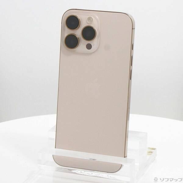 〔中古〕Apple(アップル) iPhone16 Pro Max 256GB デザートチタニウム MYWJ3J／A SIMフリー〔258-ud〕 | 