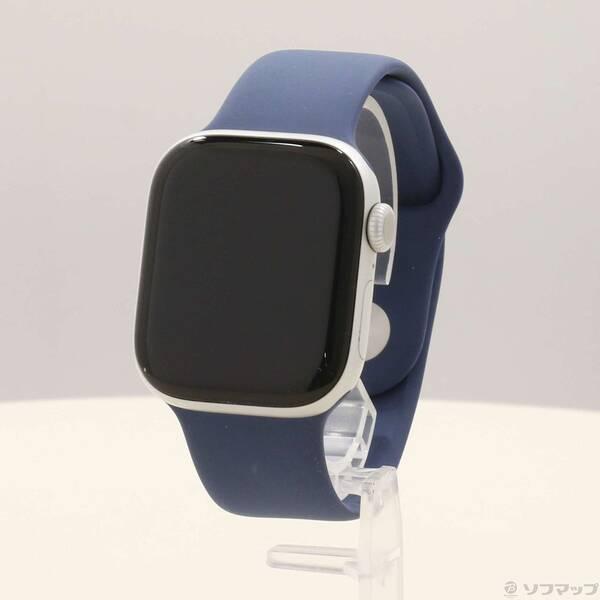 〔中古〕Apple(アップル) Apple Watch Series 10 GPS 42mm シルバーアルミニウムケース デニムスポーツバンド〔297-ud〕 | 