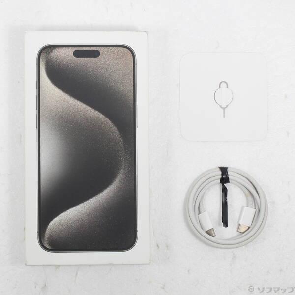 〔中古〕Apple(アップル) iPhone15 Pro Max 256GB ナチュラルチタニウム MU6R3J／A SIMフリー〔305-ud〕 |  | 04