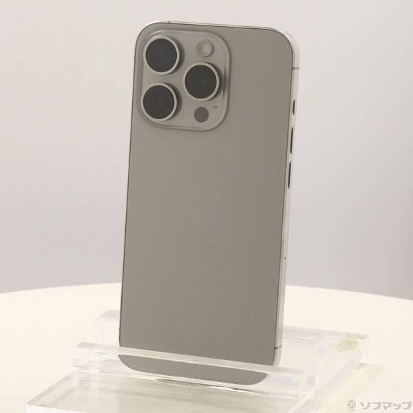 〔中古〕Apple(アップル) iPhone15 Pro 128GB ナチュラルチタニウム MTU93J／A SIMフリー〔269-ud〕 | 