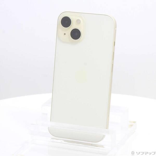 〔中古〕Apple(アップル) iPhone15 128GB イエロー MTMK3J／A SIMフリー〔295-ud〕 | 