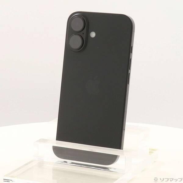 〔中古〕Apple(アップル) iPhone16 256GB ブラック MYDW3J／A SIMフリー〔276-ud〕 | 