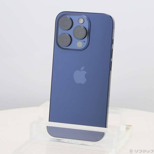 〔中古〕Apple(アップル) iPhone15 Pro 256GB ブルーチタニウム MTUG3J／A SIMフリー〔352-ud〕 | 