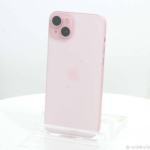 〔中古〕Apple(アップル) iPhone15 Plus 256GB ピンク MU0H3J／A SIMフリー〔377-ud〕 | 