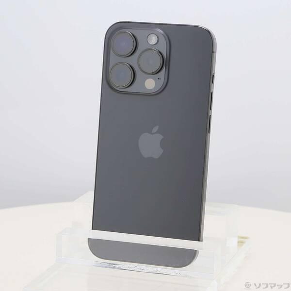 〔中古〕Apple(アップル) iPhone15 Pro 256GB ブラックチタニウム MTUC3J／A SIMフリー〔198-ud〕 | 