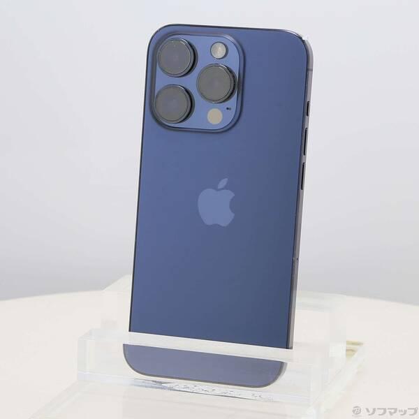 〔中古〕Apple(アップル) iPhone15 Pro 256GB ブルーチタニウム MTUG3J／A SIMフリー〔198-ud〕 | 